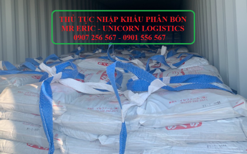 THỦ TỤC NHẬP KHẨU PHÂN BÓN