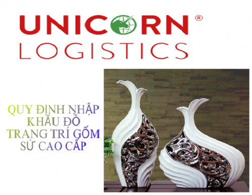 THỦ TỤC NHẬP KHẨU ĐỒ TRANG TRÍ GỐM,SỨ