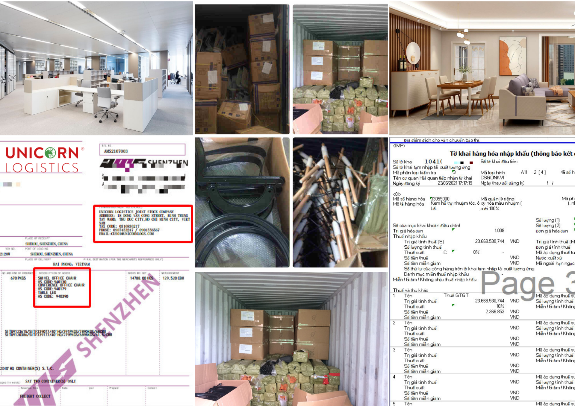 thủ tục nhập khẩu nội thất 2