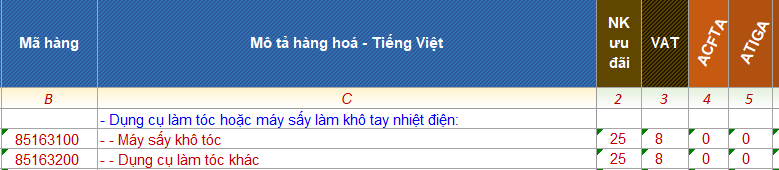 hình 1: hs code máy sấy tóc